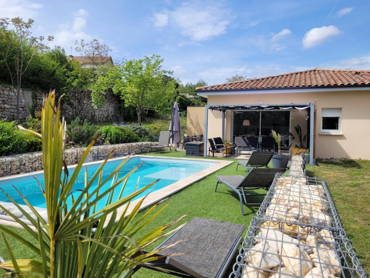 La Villa Des Papillons De Dugradus Aubenas Exterior foto